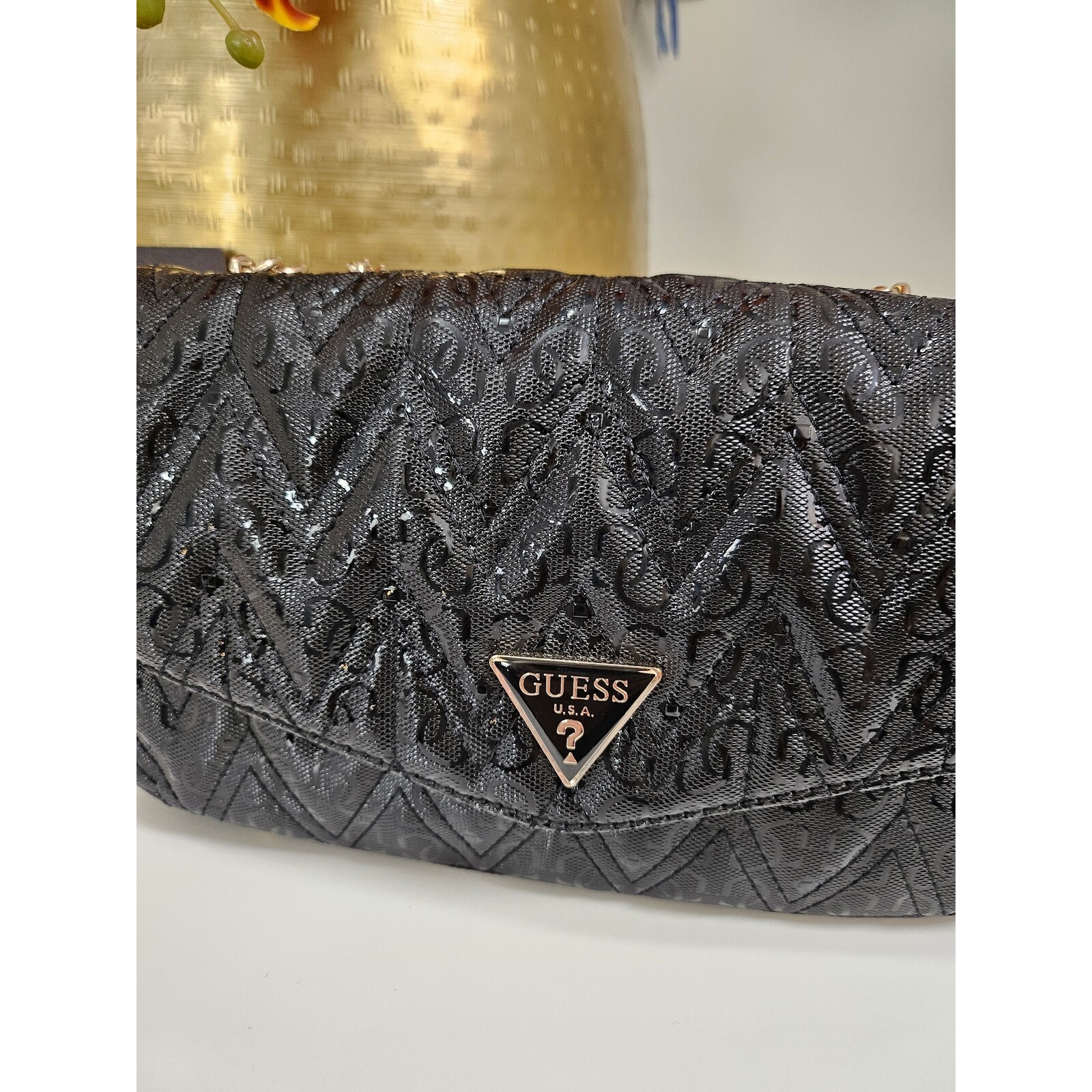 Guess Crossbodybag Flap Adelard Black Guess 186