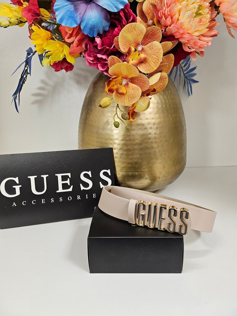 Belt Logo  Beige Guess  136