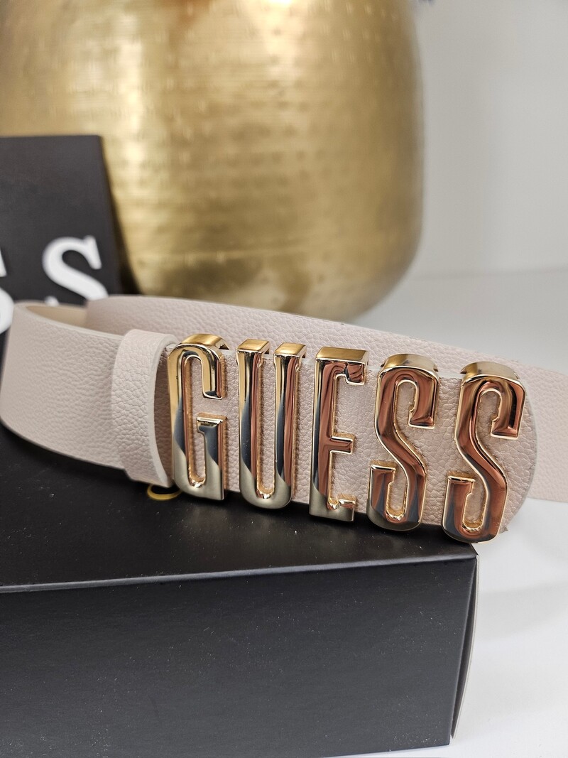Belt Logo  Beige Guess  136