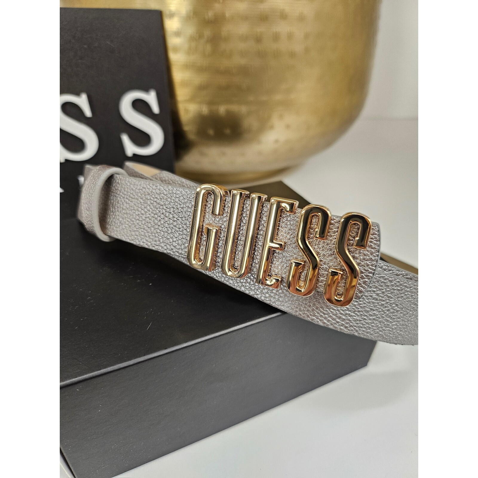 Guess Belt Logo  Zilver  Guess  138