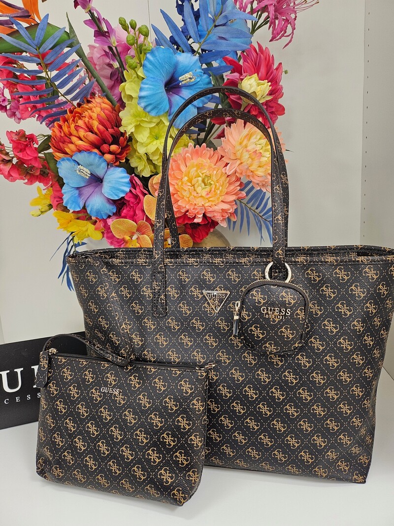 Big Bag Power Play Logo Brown Guess 325