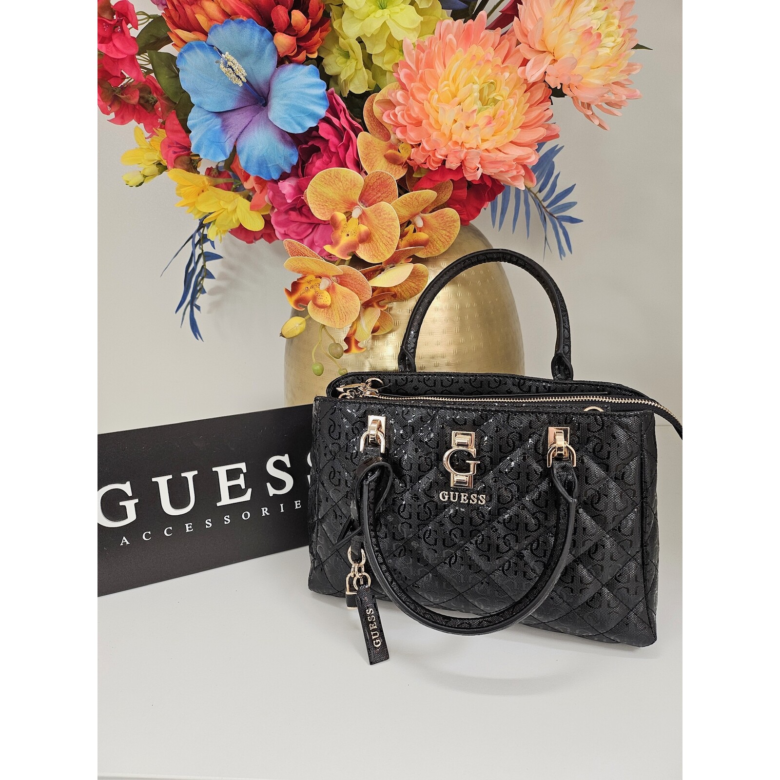 Guess Big Bag Bessey Black Guess 302 Guess