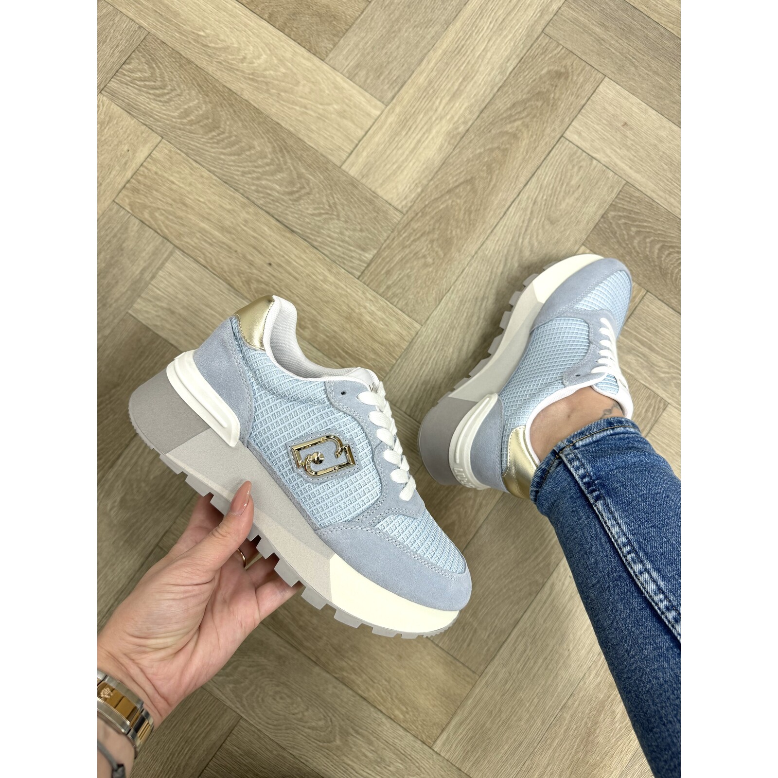 Liu-Jo Sneakers Amazing  Cow Suede /Mesh Portofino Liu Jo 1608