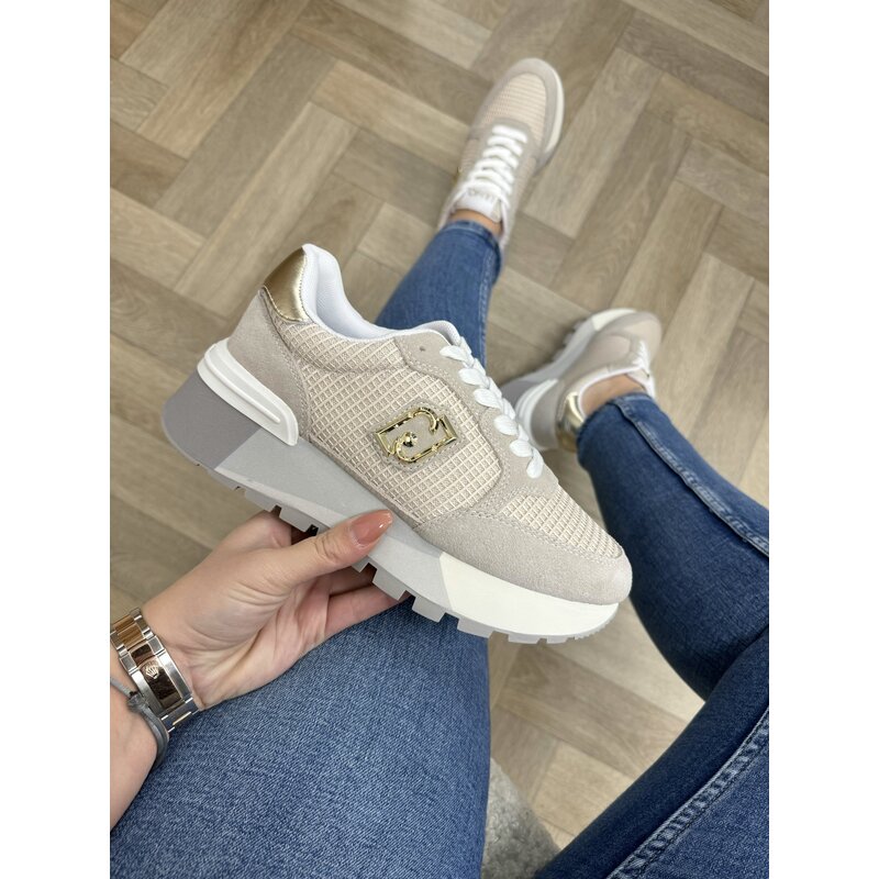 Sneakers Amazing  Cow Suede Mesh  Sand Light Liu Jo 1605