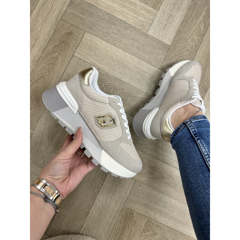 Sneakers Amazing  Cow Suede Mesh  Sand Light Liu Jo 1605