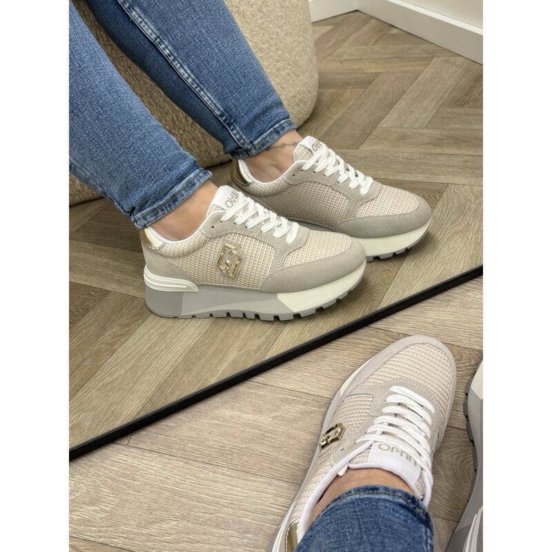 Sneakers Amazing  Cow Suede Mesh  Sand Light Liu Jo 1605