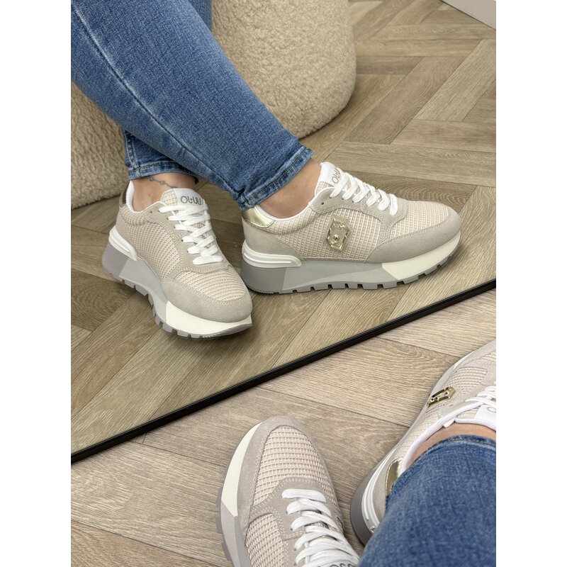 Sneakers Amazing  Cow Suede Mesh  Sand Light Liu Jo 1605