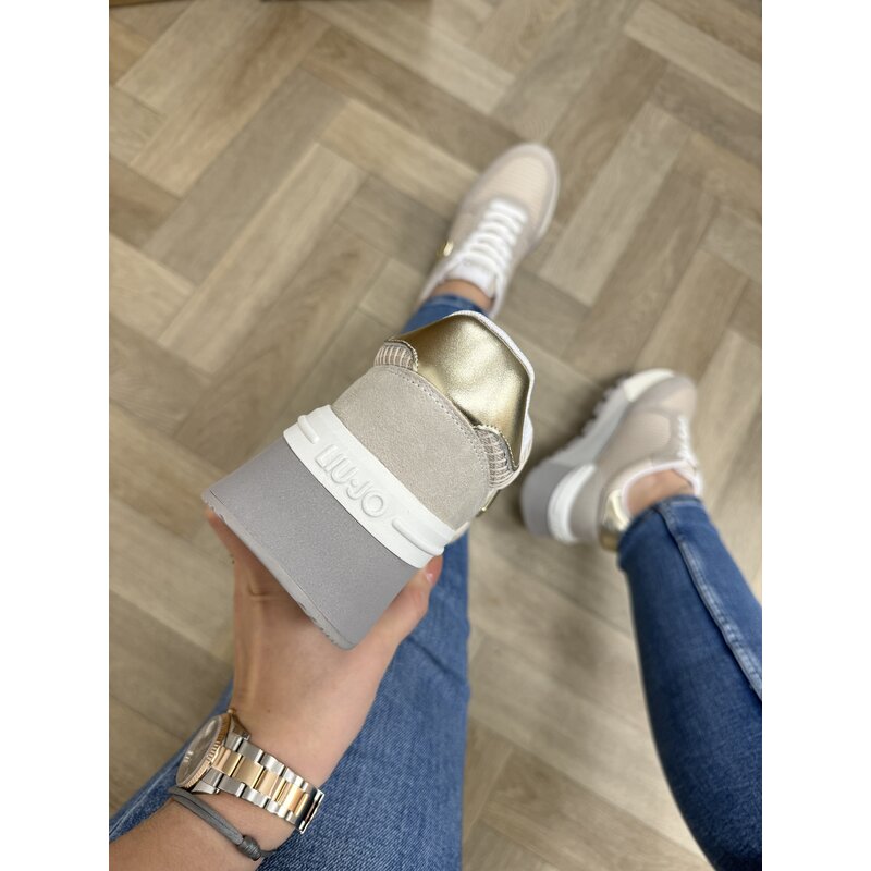 Sneakers Amazing  Cow Suede Mesh  Sand Light Liu Jo 1605