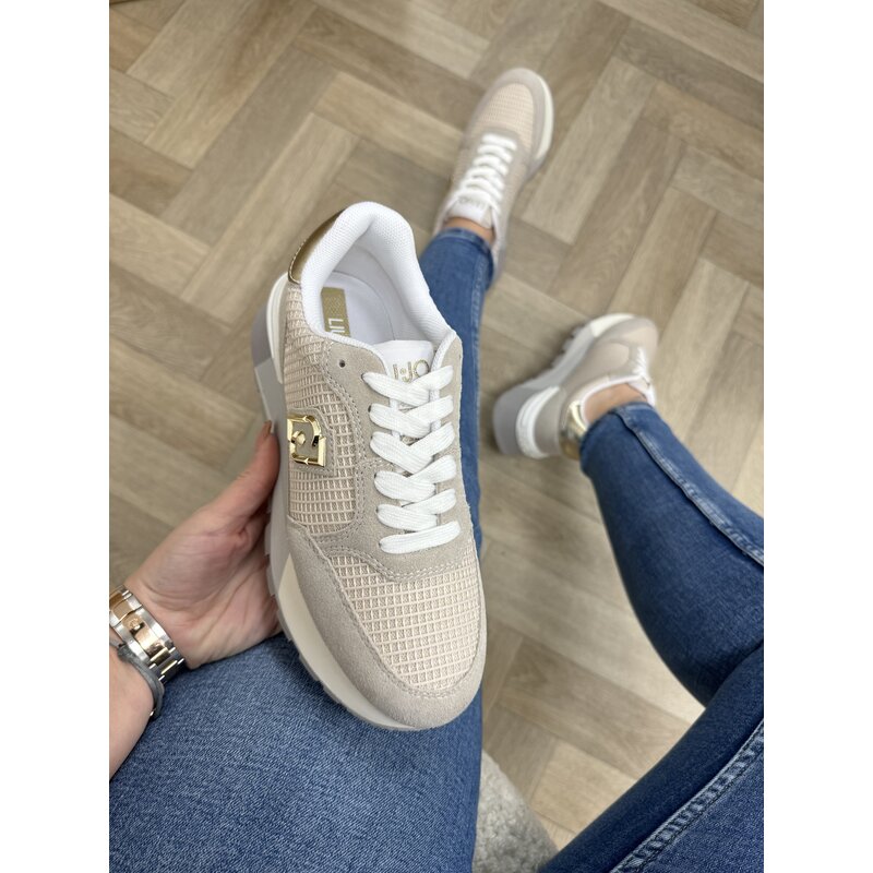 Sneakers Amazing  Cow Suede Mesh  Sand Light Liu Jo 1605