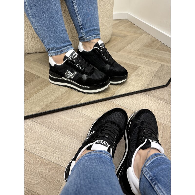 Sneakers Amazing Cow Suede Mesh Black Liu Jo 1602