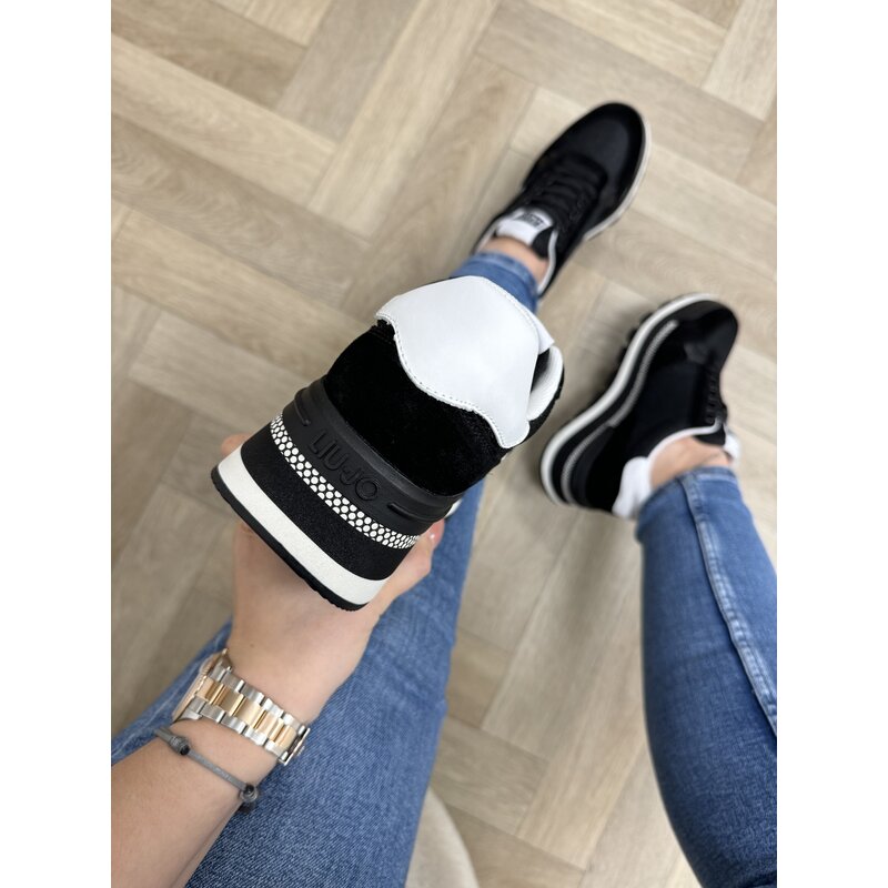 Sneakers Amazing Cow Suede Mesh Black Liu Jo 1602