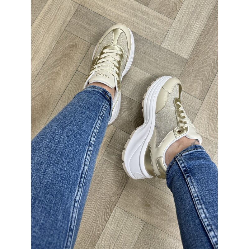 Sneakers Eva Lurex Beige 1610 Liu Jo