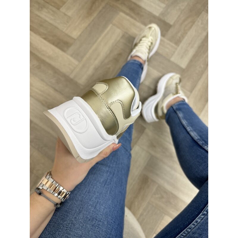 Sneakers Eva Lurex Beige 1610 Liu Jo