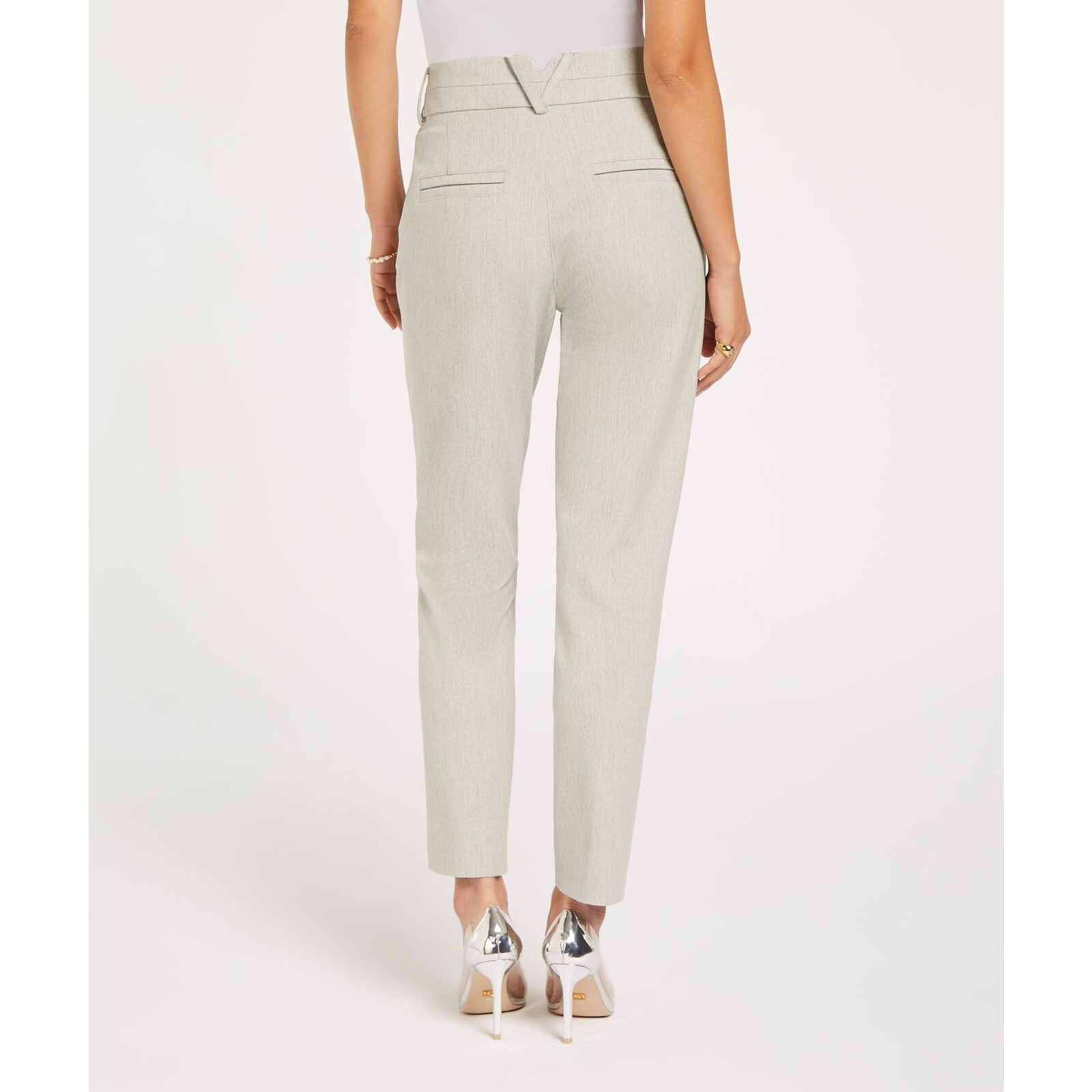 JoshV Pantalon  Kriss  Light Grey Melange JoshV