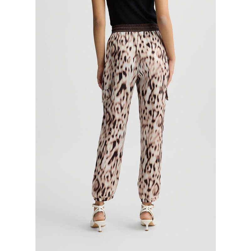 Pants Animal Print Beige Moro Liu Jo 1638