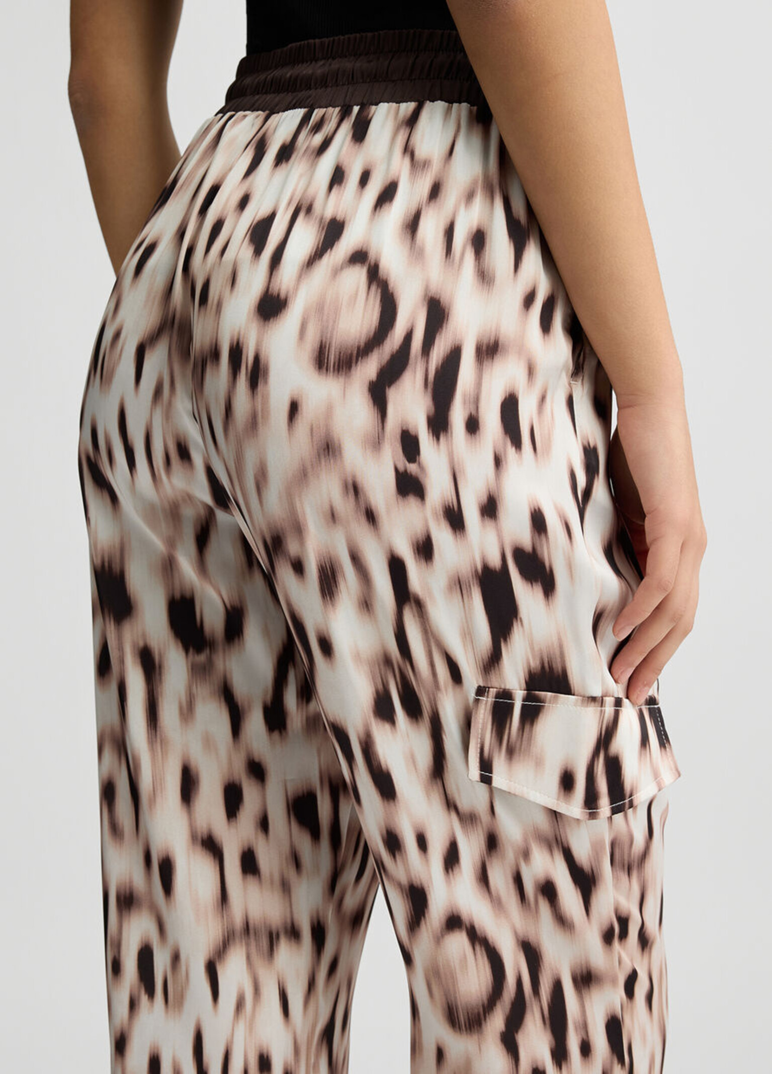 Liu-Jo Pants Animal Print Beige Moro Liu Jo 1638