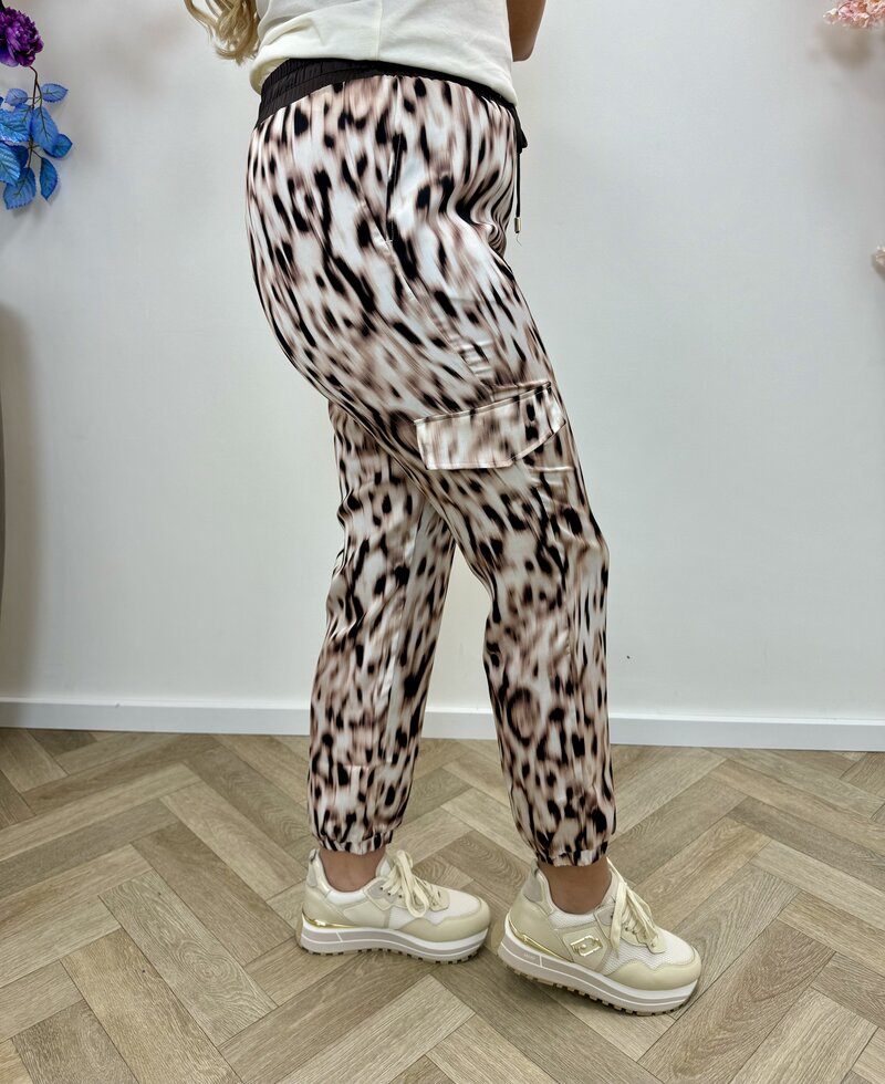 Pants Animal Print Beige Moro Liu Jo 1638