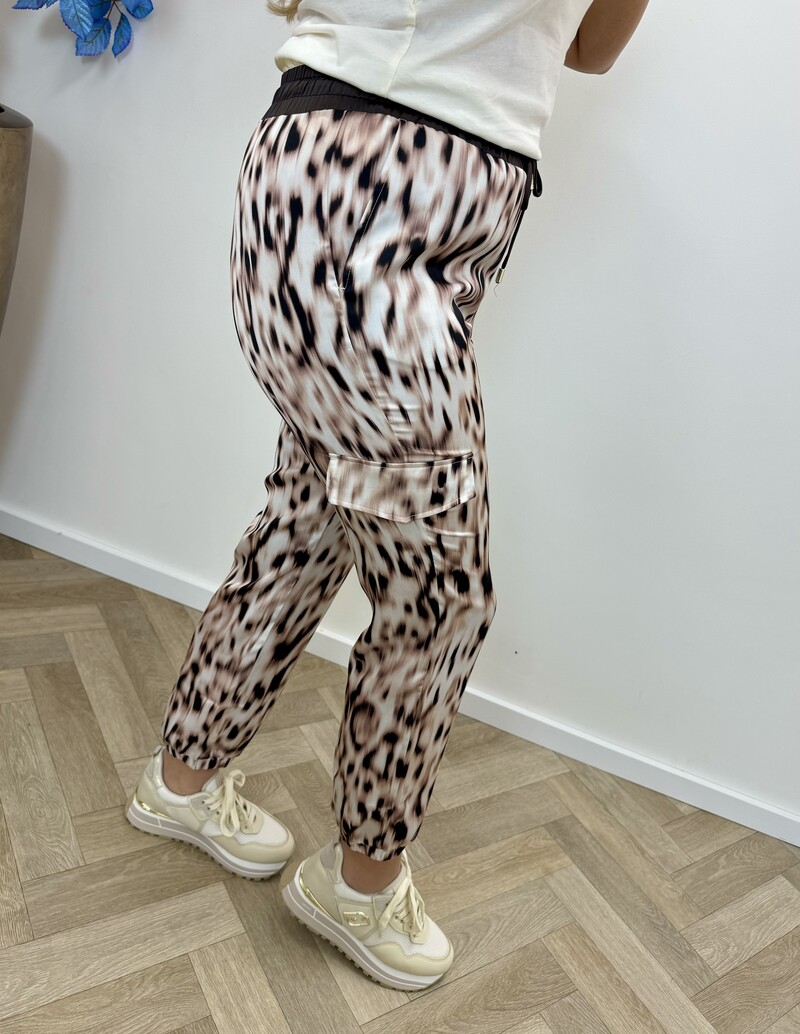 Pants Animal Print Beige Moro Liu Jo 1638