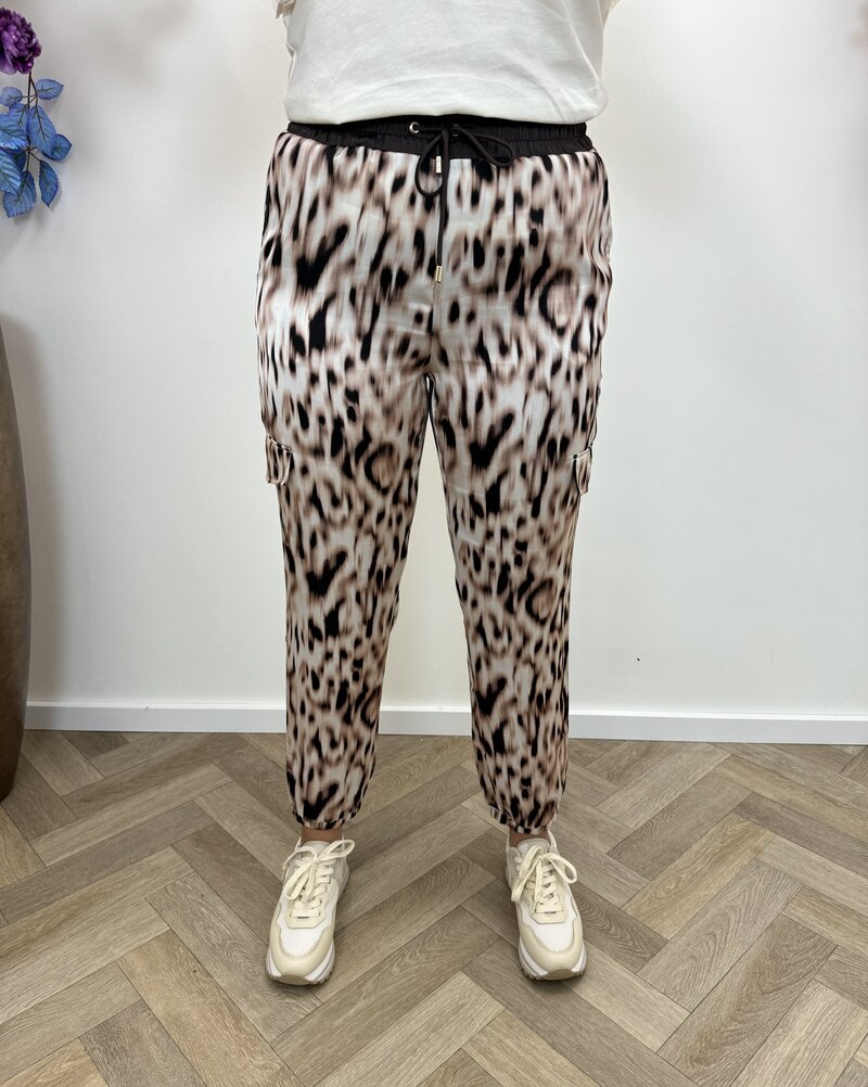 Pants Animal Print Beige Moro Liu Jo 1638