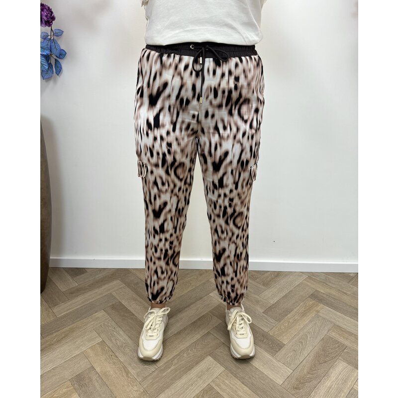 Pants Animal Print Beige Moro Liu Jo 1638