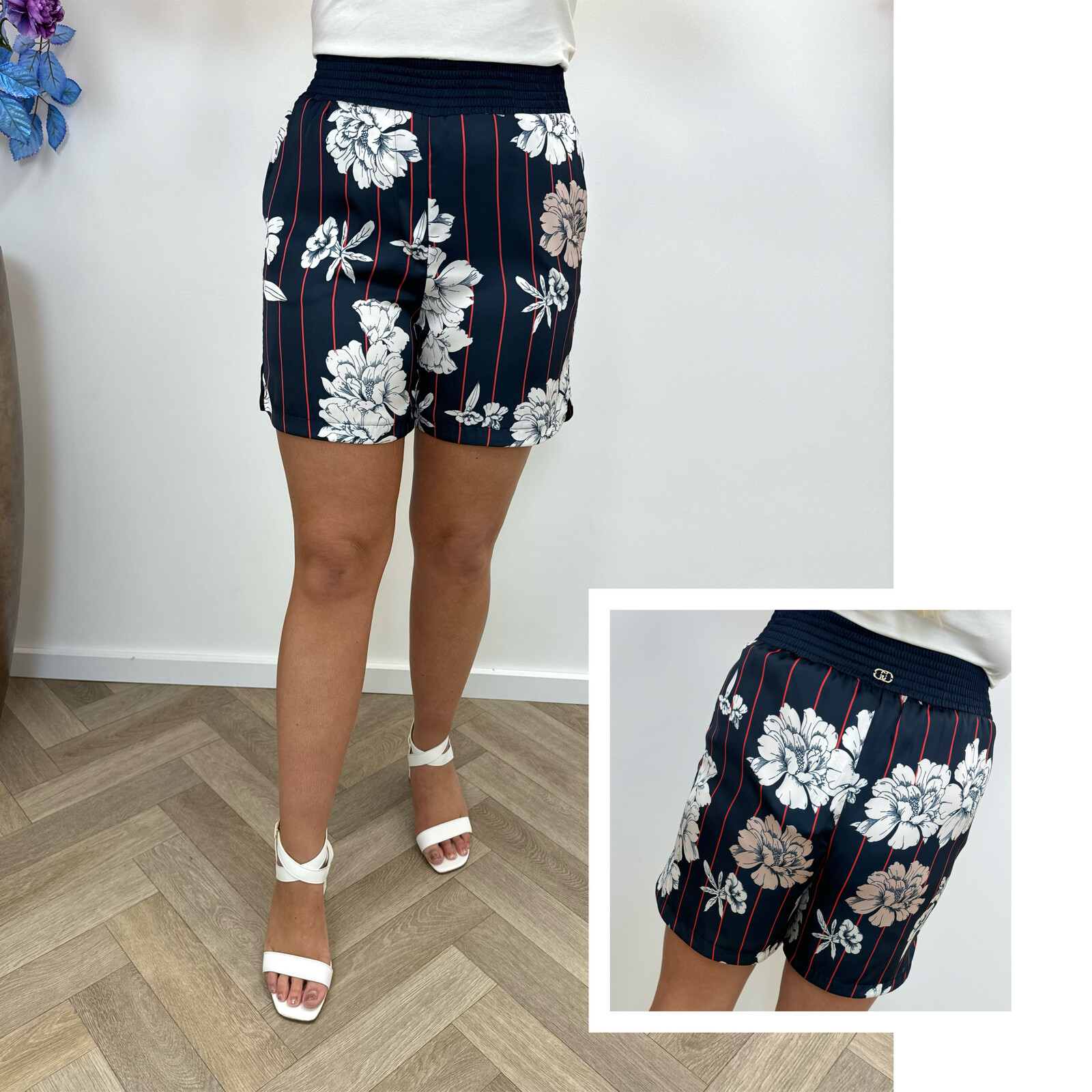Liu-Jo Short Flower Navy Liu Jo 1626