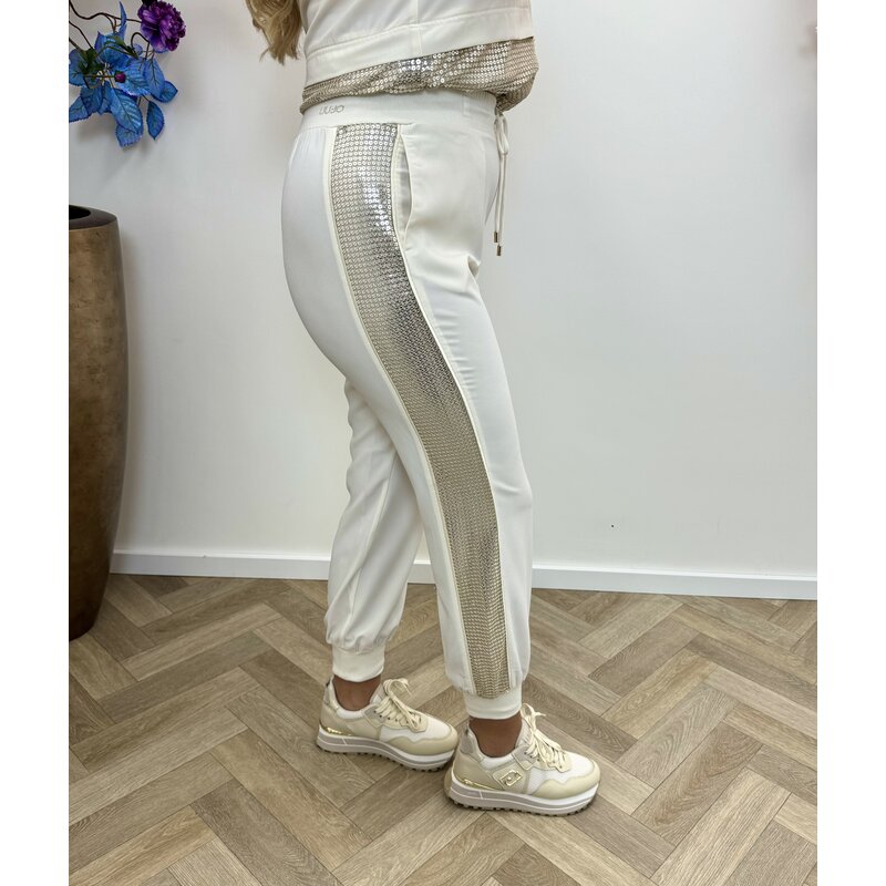 Pants Lungo Pailletten Beige Liu Jo 1616