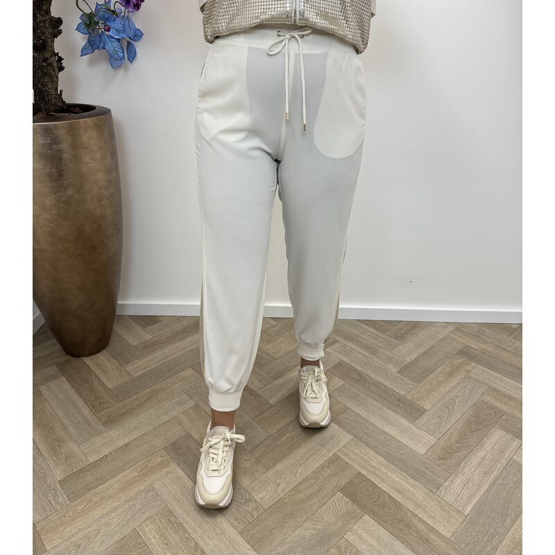 Pants Lungo Pailletten Beige Liu Jo 1616
