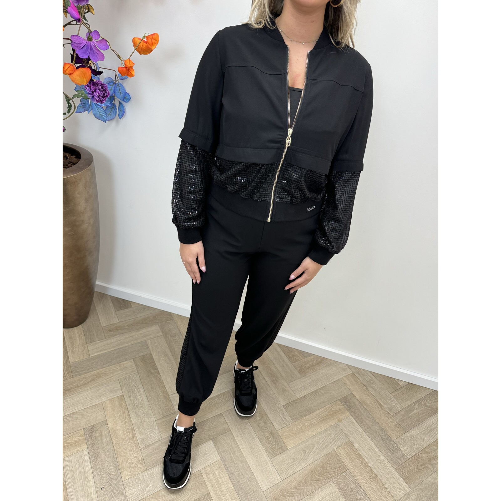 Liu-Jo Jacket Giacca Pailletten Black Liu Jo 1613