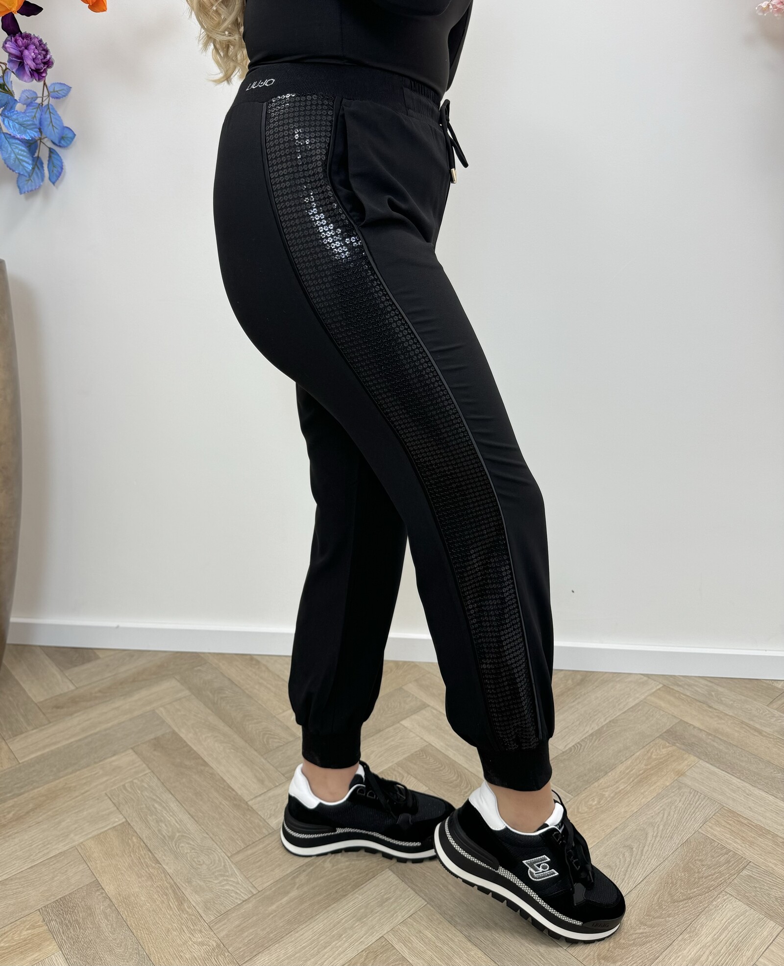 Liu-Jo Pants Lungo Pailletten Black Liu Jo 1617