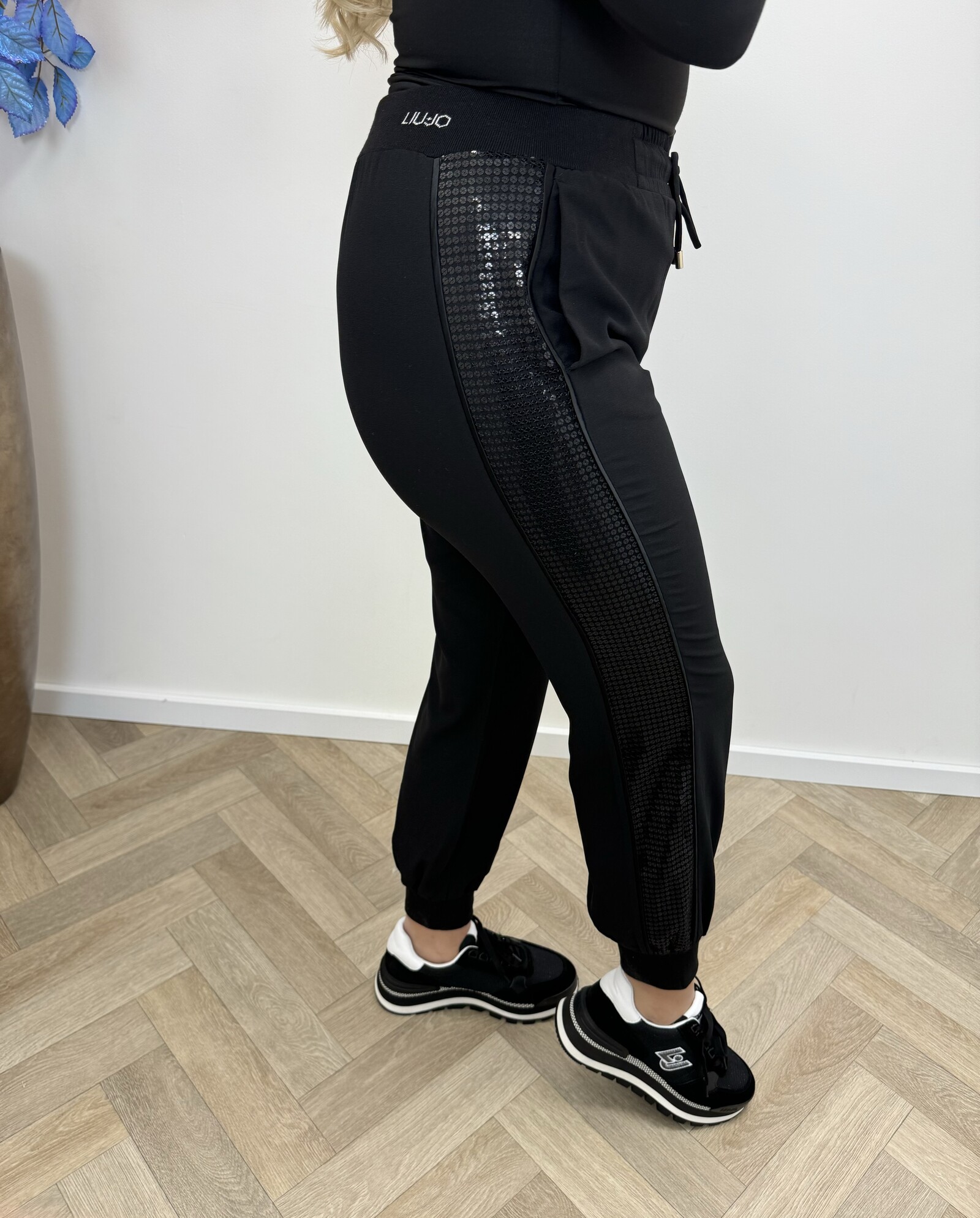 Liu-Jo Pants Lungo Pailletten Black Liu Jo 1617