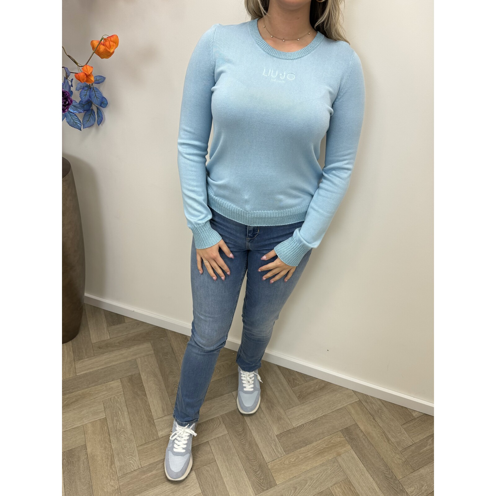 Liu-Jo Sweater Maglia Crystal Blue Liu Jo 1622
