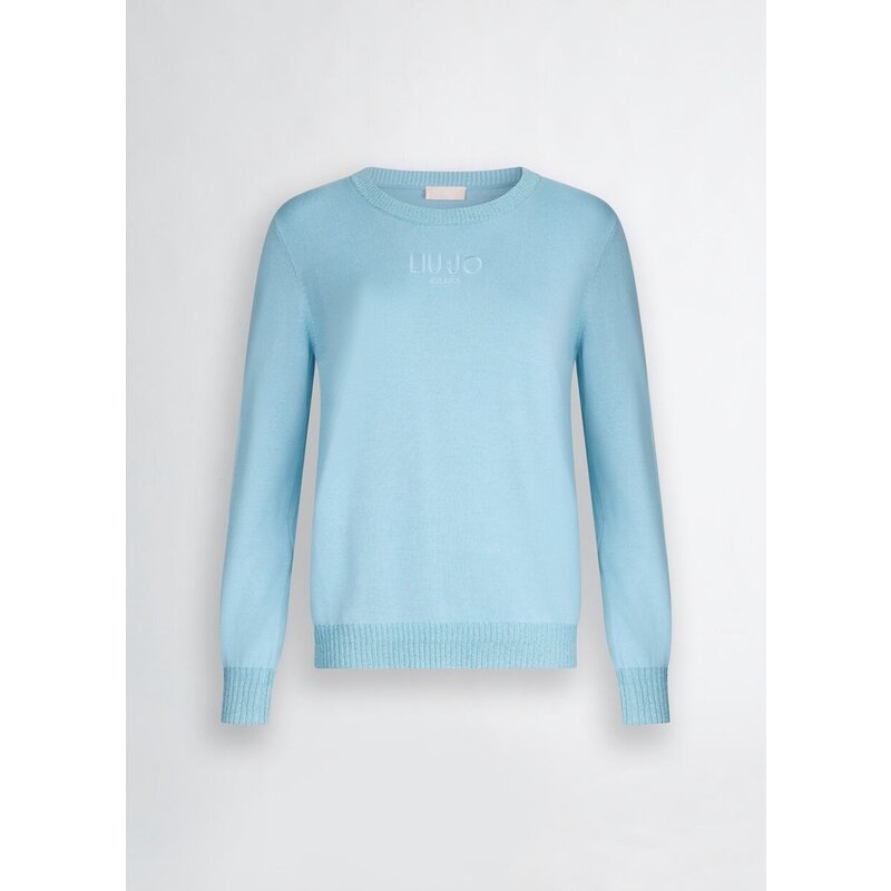 Sweater Maglia Crystal Blue Liu Jo 1622