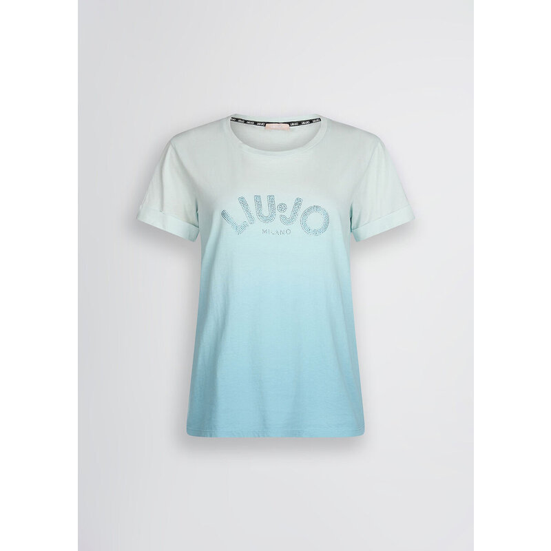 T-shirt Tie Dye Crystal Blue Liu Jo 1682