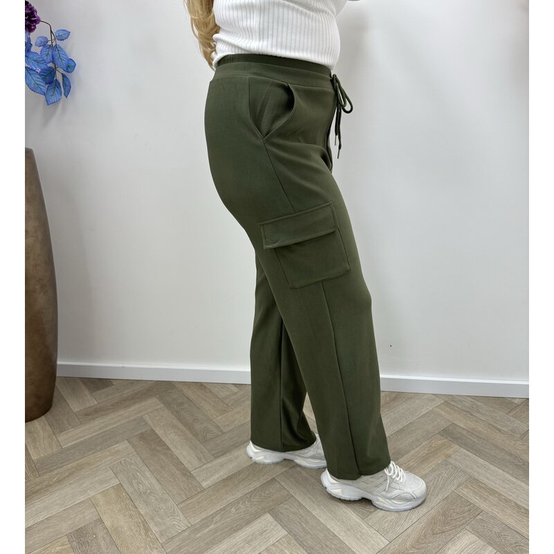 Cargo Straight Broek Army HL1099 WEB ONLY