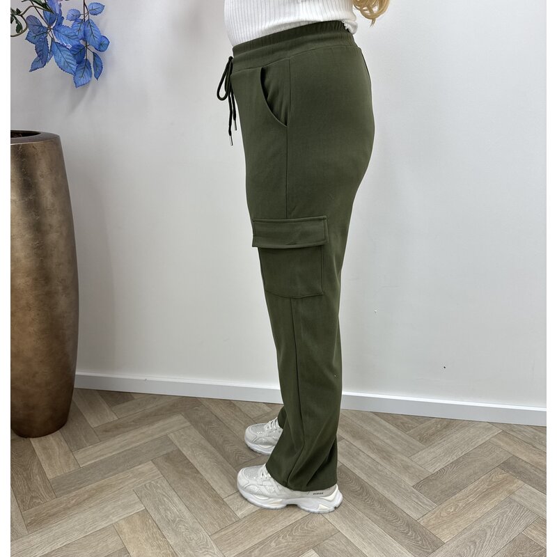 Cargo Straight Broek Army HL1099 WEB ONLY