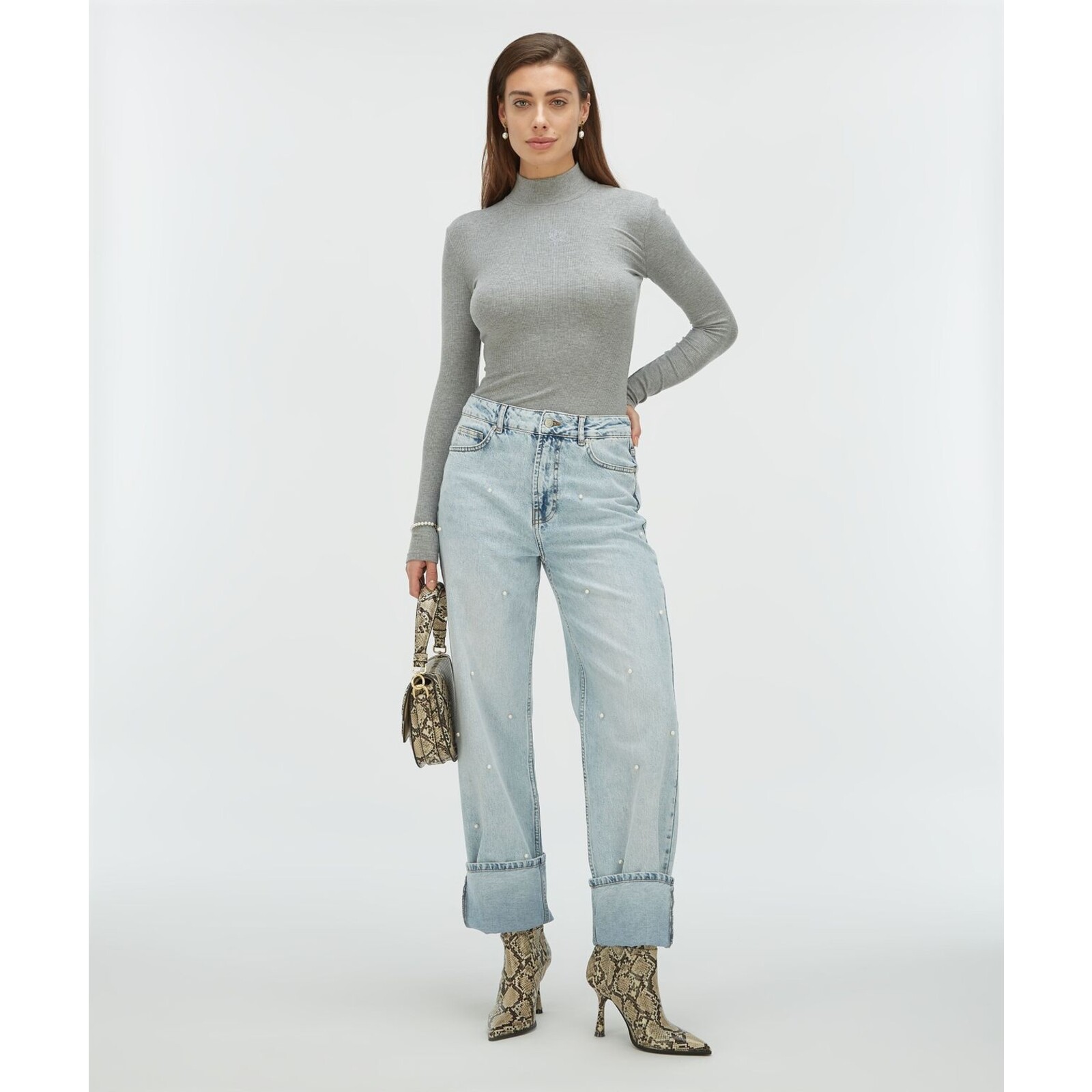 JoshV Top  Jacky Grey Melange JoshV