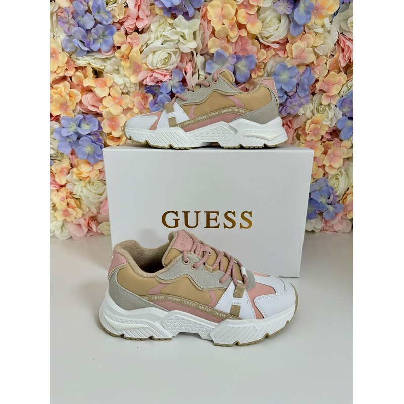 Sneakers Carrli Suede Creme Guess 468