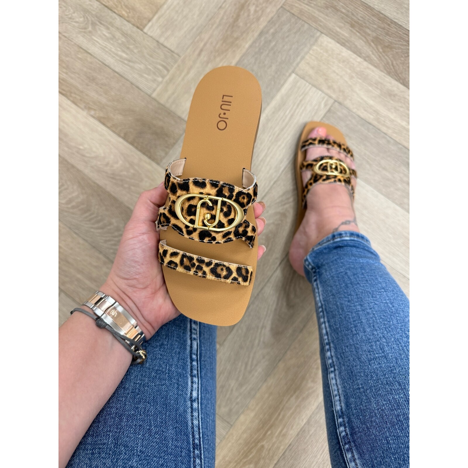 Liu-Jo Sandalen Saba 11 Pony Hair Leopard Liu Jo 1723