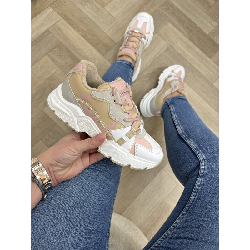 Sneakers Carrli Suede Creme Guess 468
