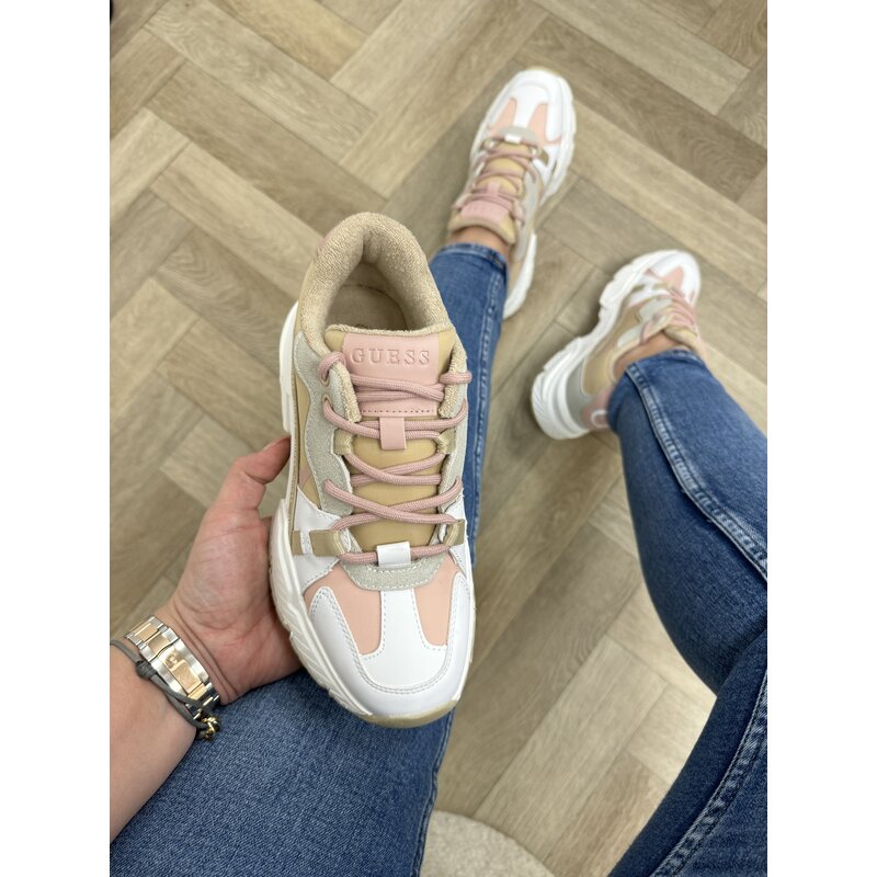 Sneakers Carrli Suede Creme Guess 468