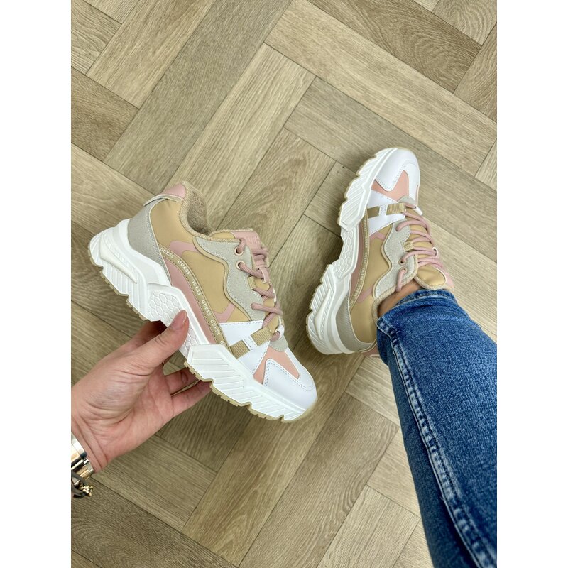 Sneakers Carrli Suede Creme Guess 468