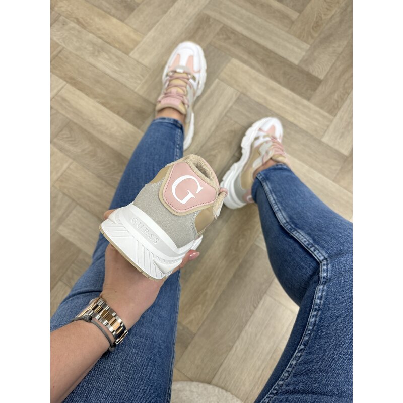 Sneakers Carrli Suede Creme Guess 468
