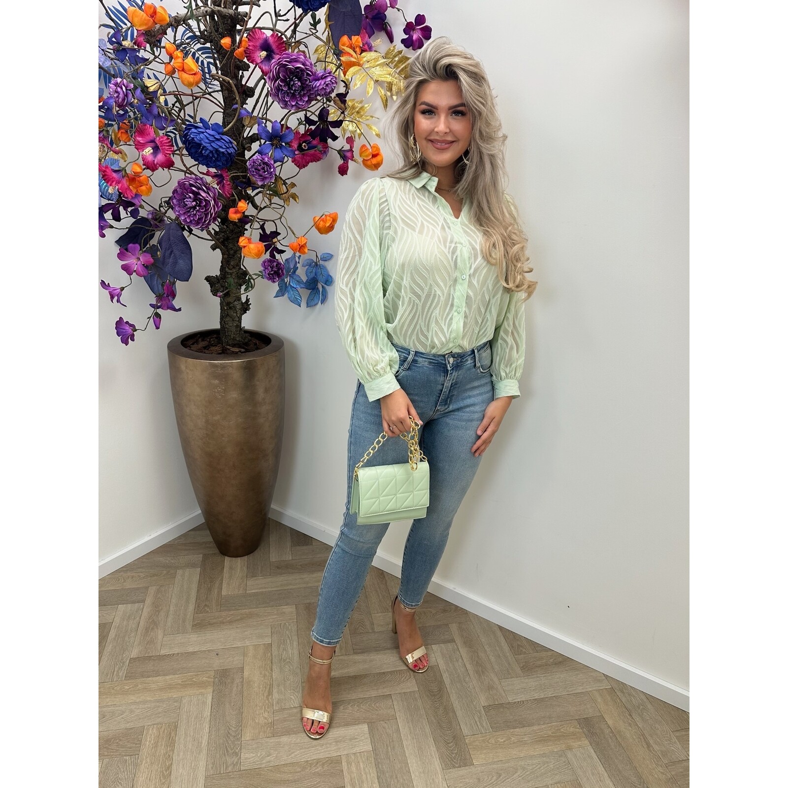 Blouse Rose Mint CY4775E