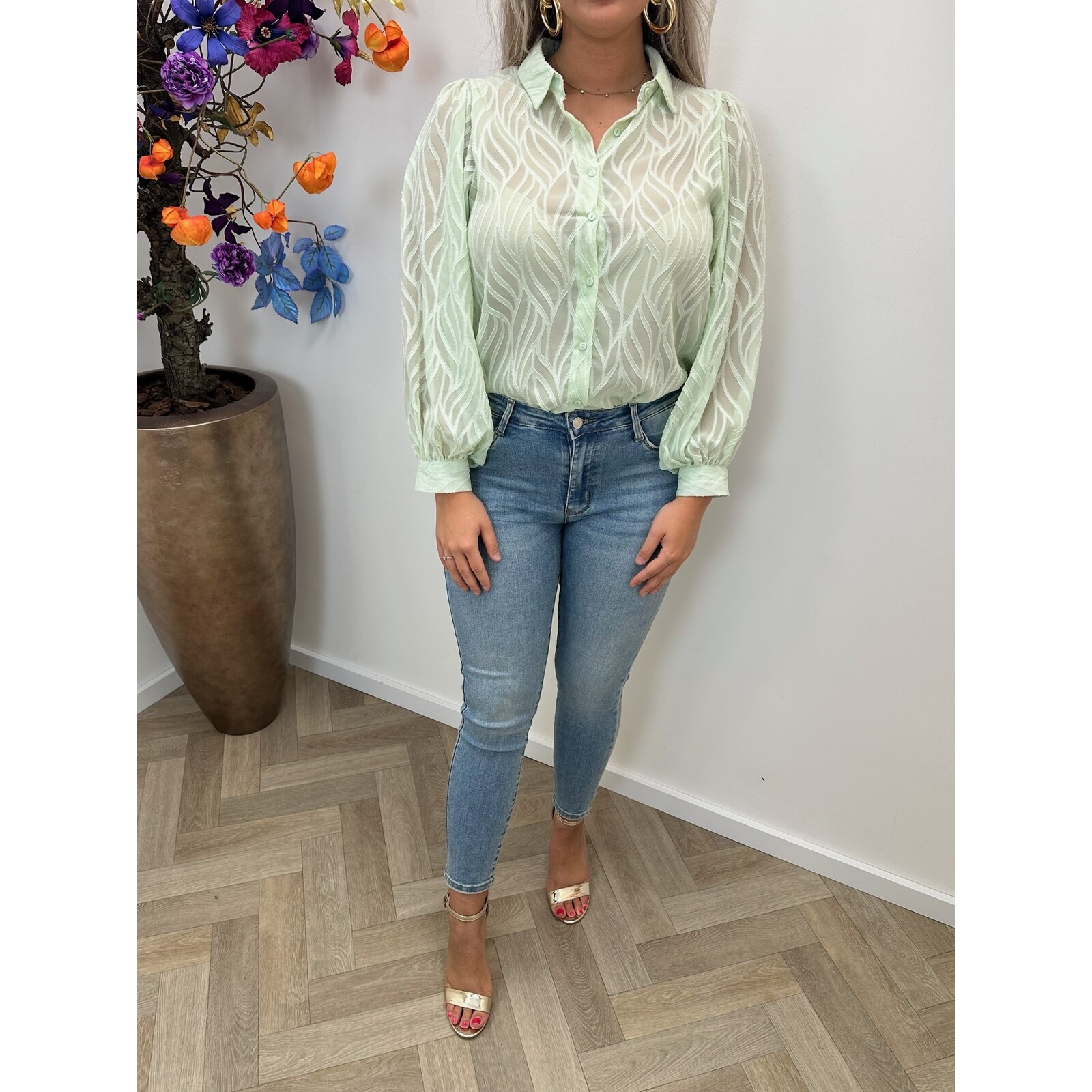 Blouse Rose Mint CY4775E