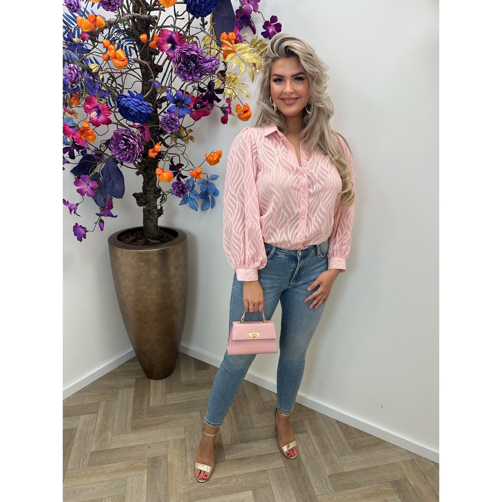 Blouse Rose Pink CY4775E