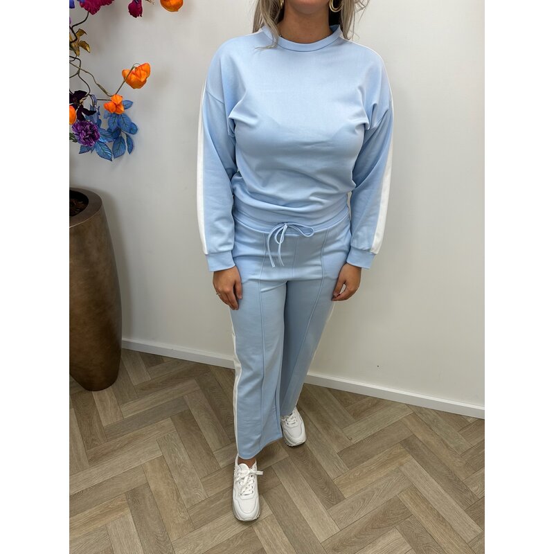 2 Delige Set Bella With Stripe Blue