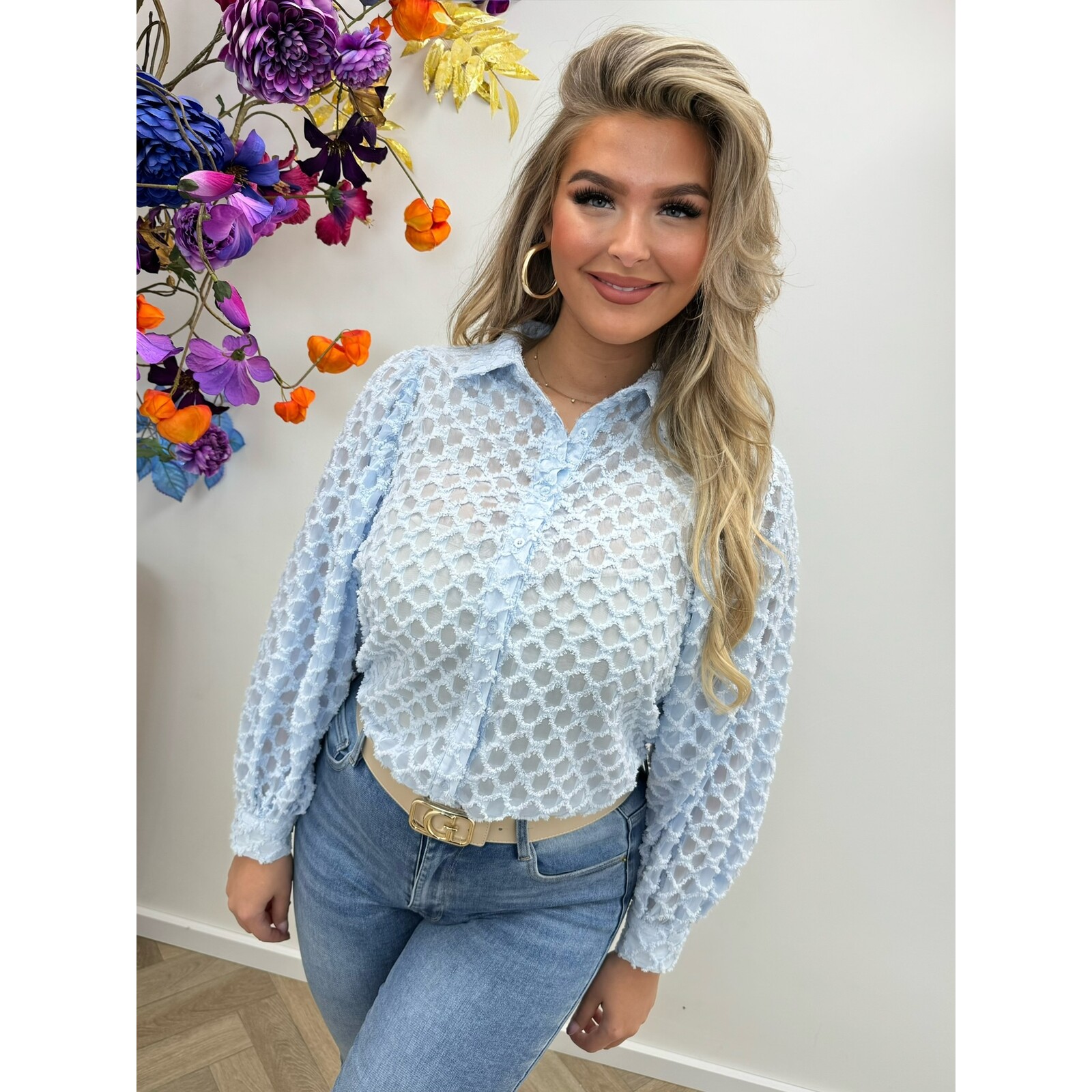 Blouse Janey Light Blue AP-2462