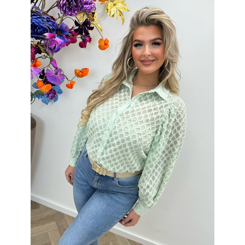 Blouse Janey  Mint AP-2462