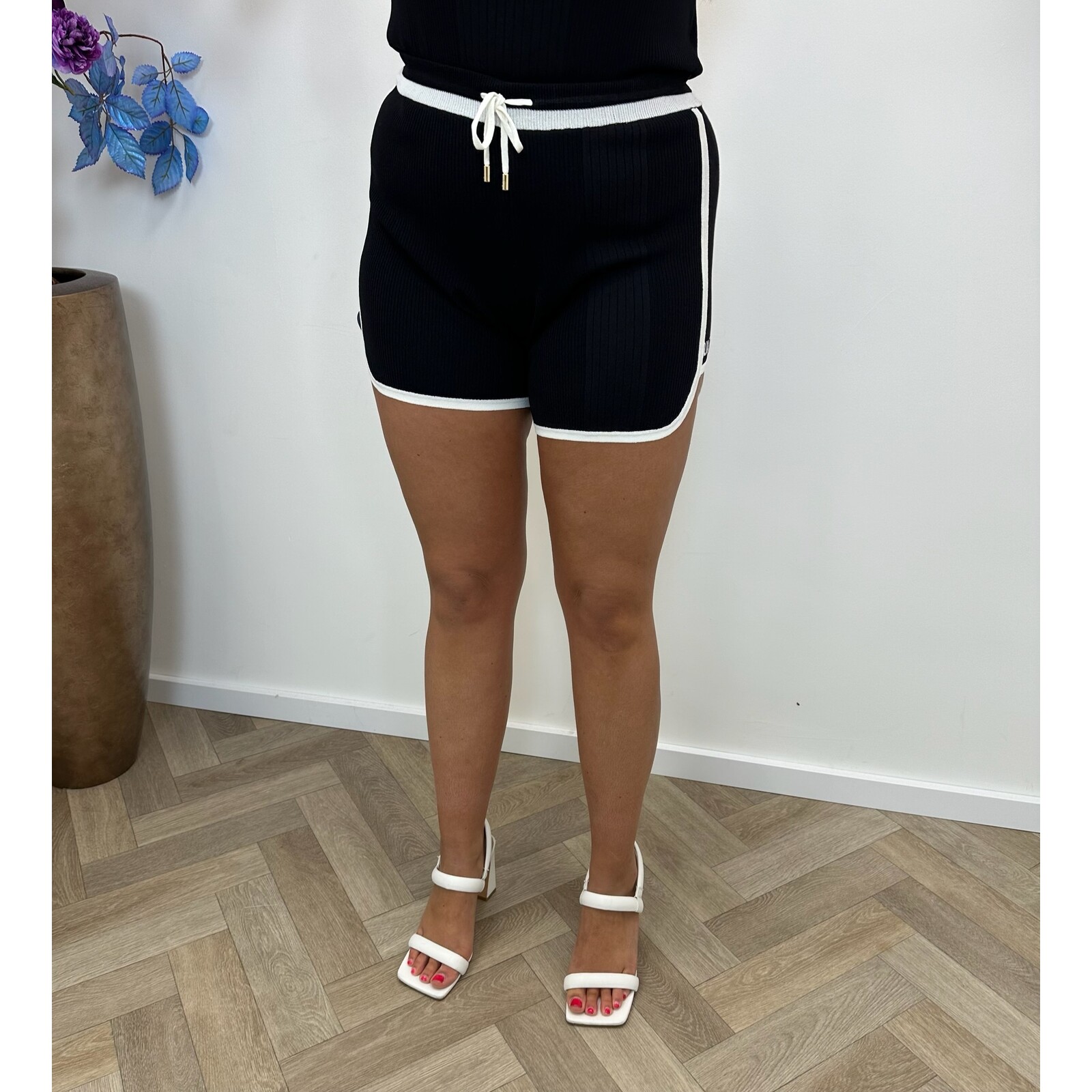 Liu-Jo Short Maglia Nero White Liu Jo 1639