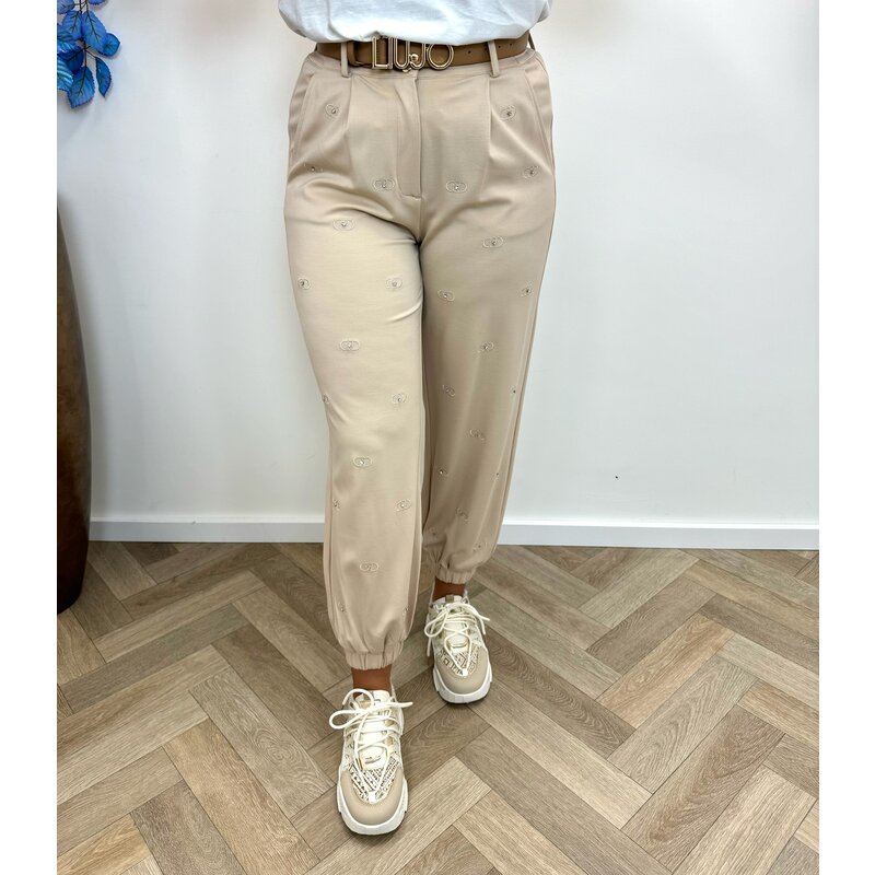 Pants Lungo Jersey Beige Liu Jo 1678
